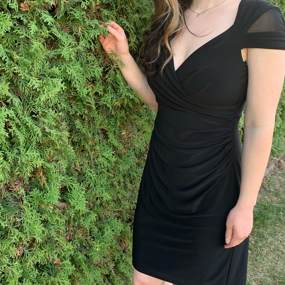 ralph lauren little black dress